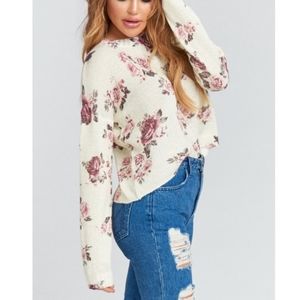 SHOW ME YOUR MUMU Blushing Buddies Sweater ~ NWT